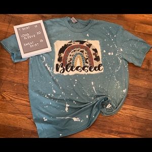 Blessed bleached tee